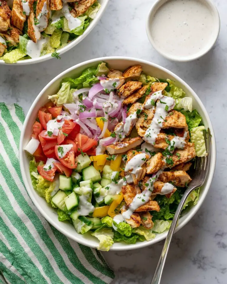 Chicken Shawarma Salad Recipe