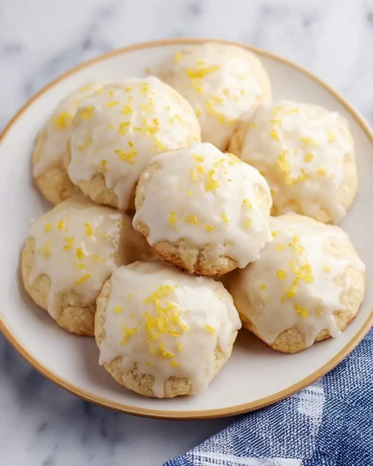 Lemon Ricotta Cookies with Lemon Icing Recipe