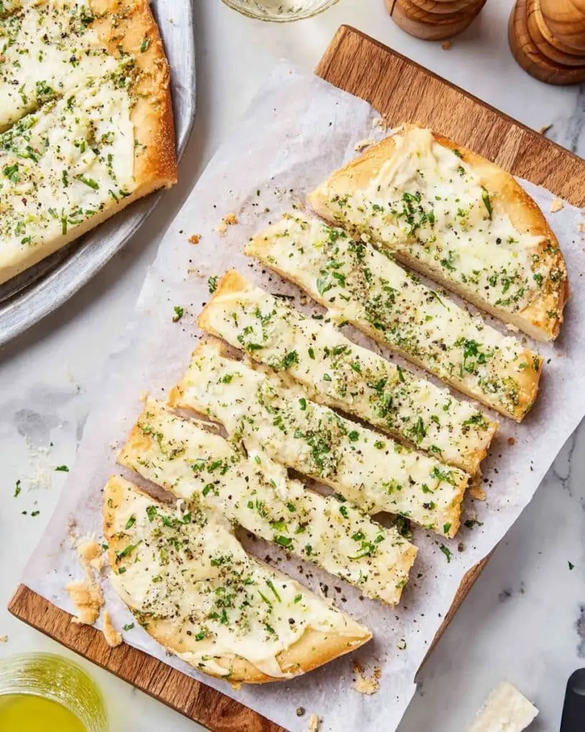 Cheesy Garlic Bread Recipe