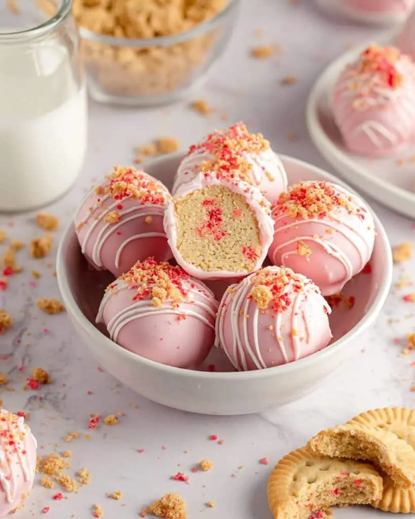 Strawberry Shortcake Oreo Balls Recipe