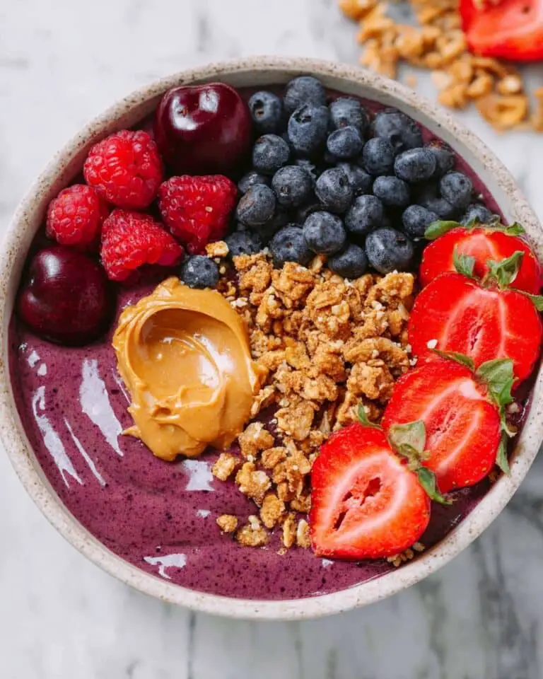 Peanut Butter Acai Bowl Recipe