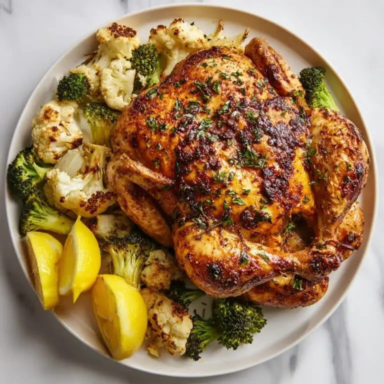 Spatchcock Chicken with Herb Garlic Butter Recipe