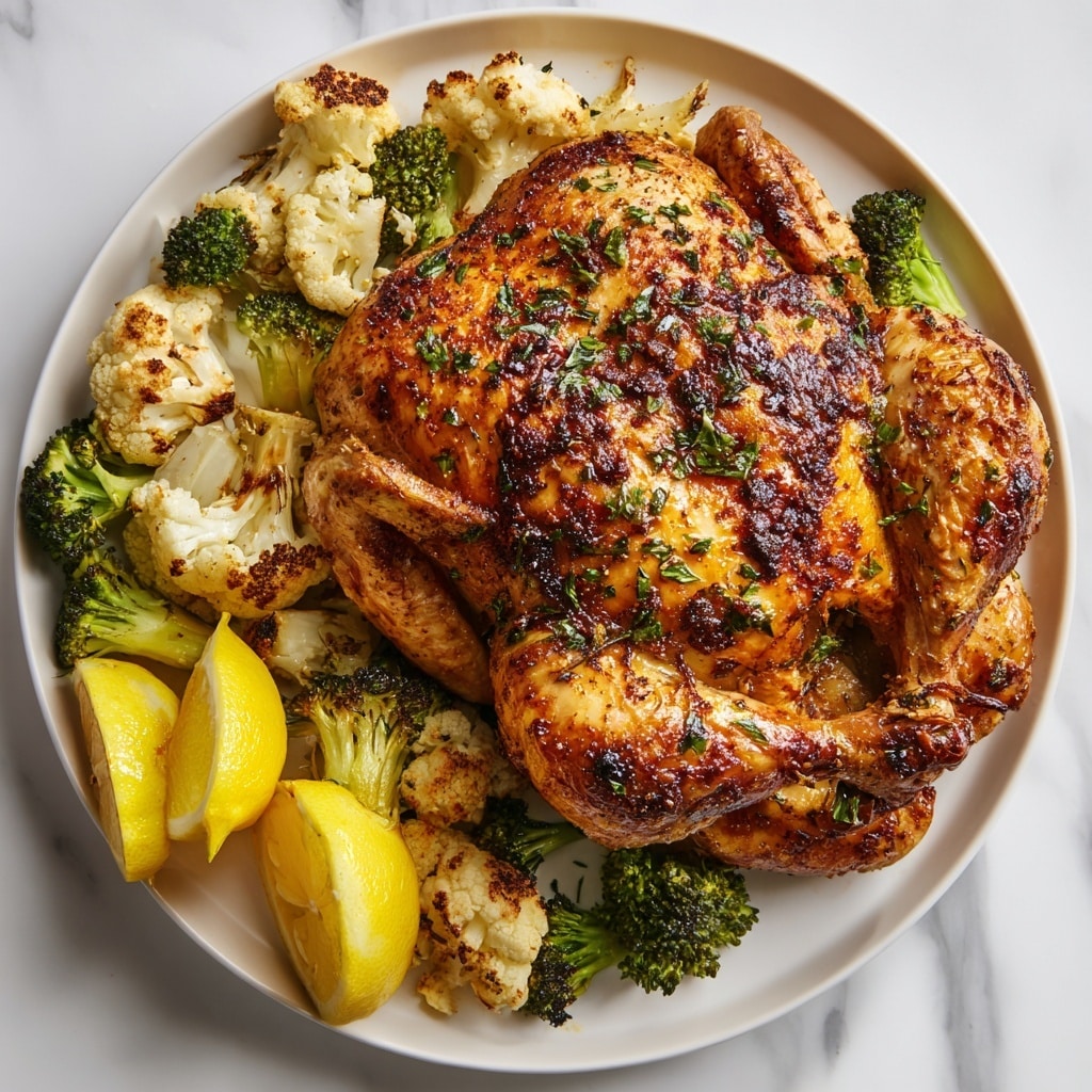 Spatchcock Chicken with Herb Garlic Butter Recipe