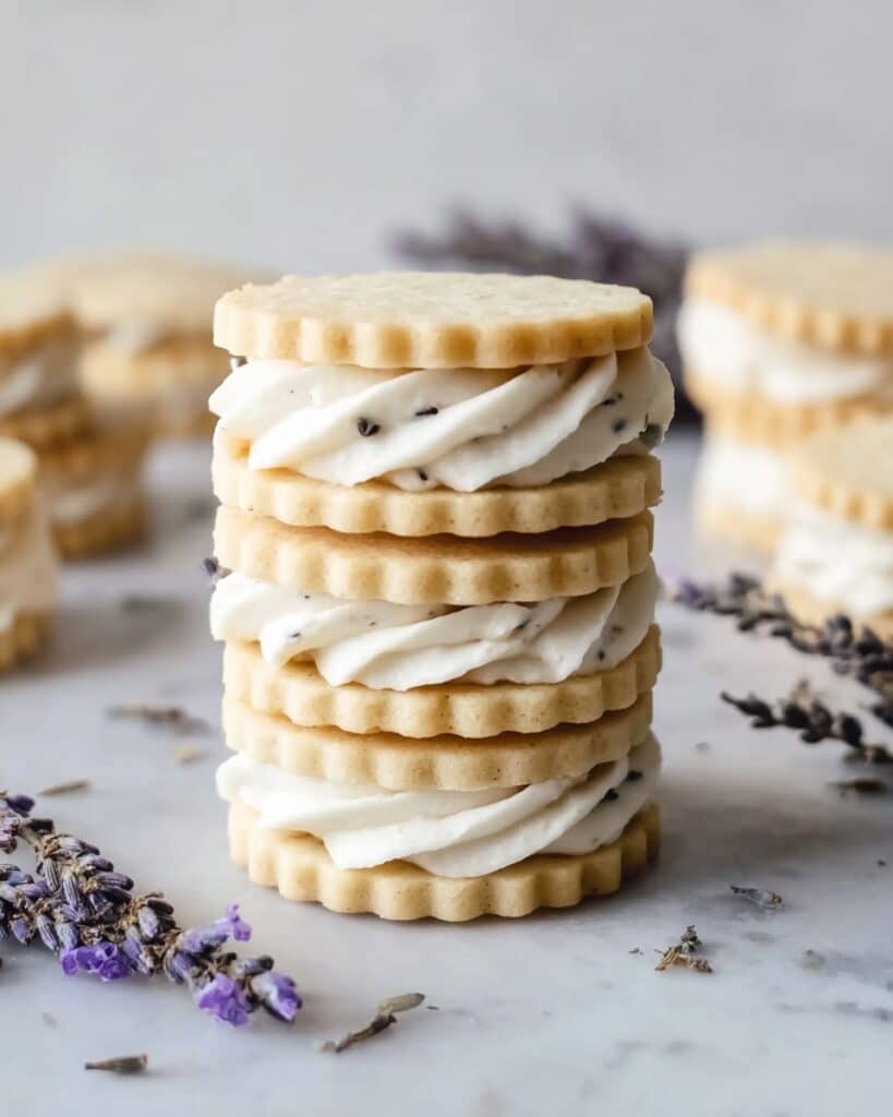 Lavender Lemon Sandwich Cookies Recipe