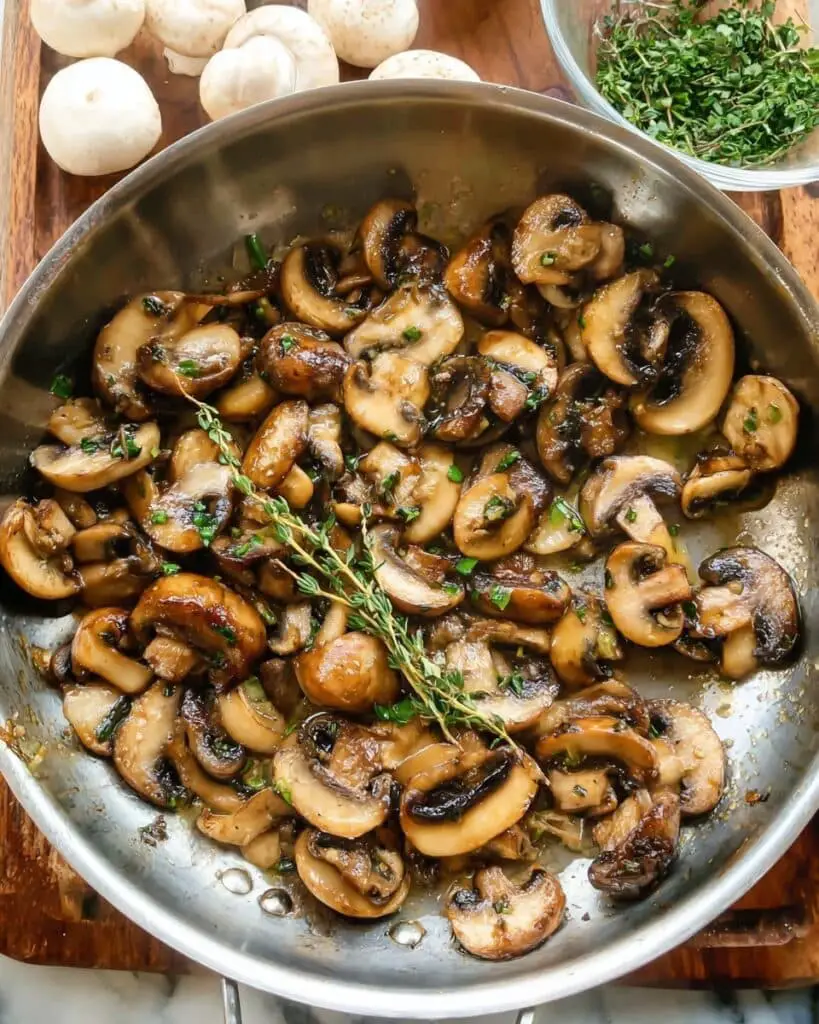 Sauteed Mushrooms with Garlic Recipe