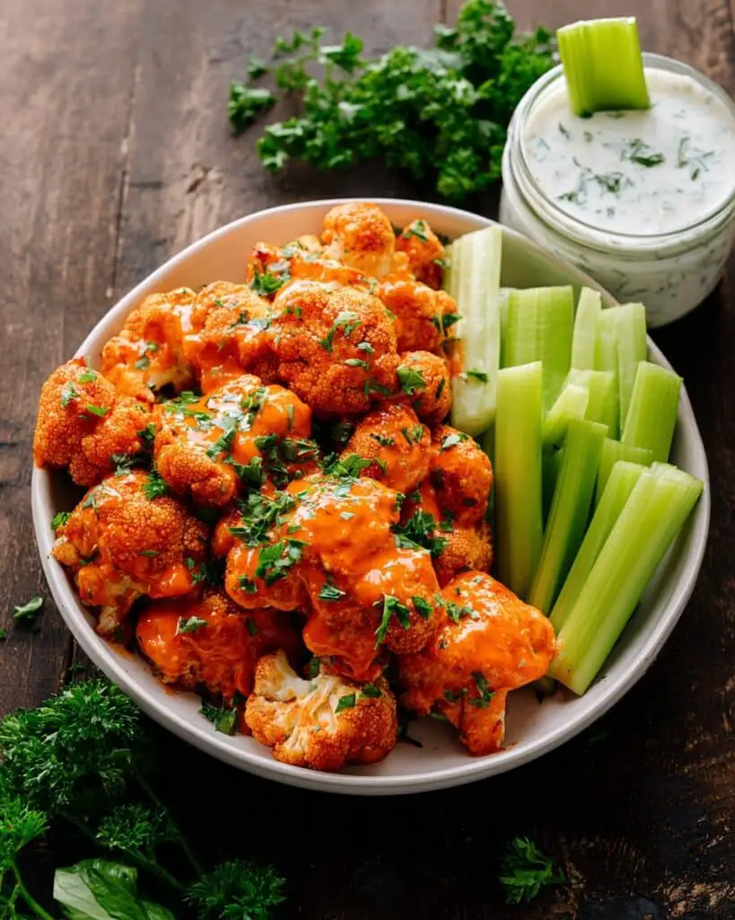 Air Fryer Buffalo Cauliflower Bites Recipe