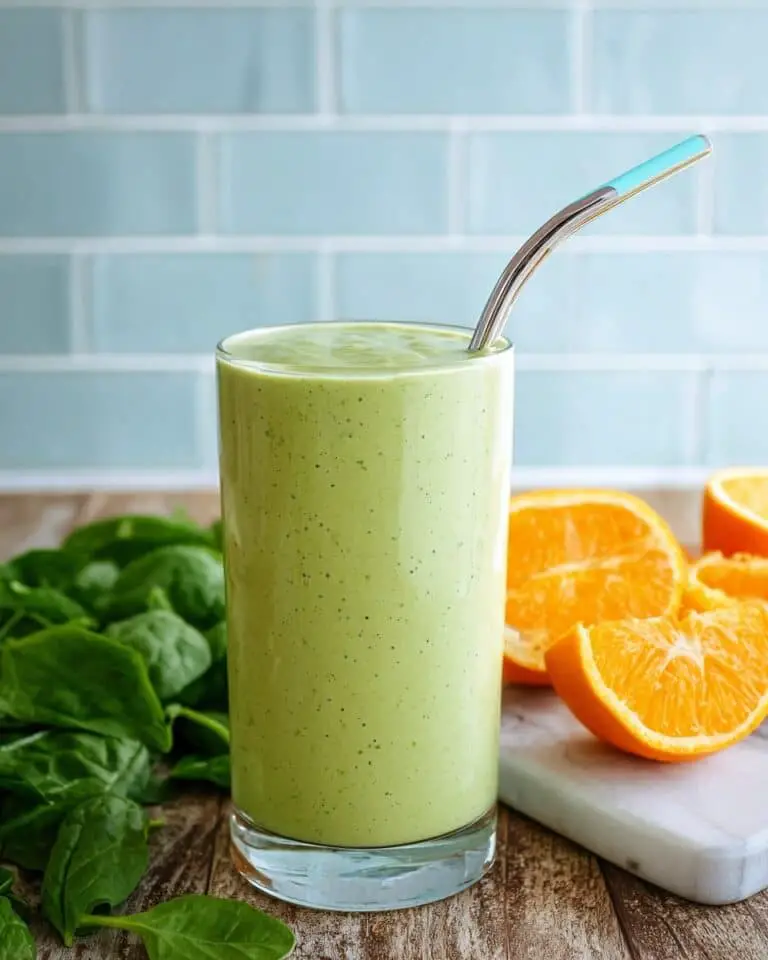 The Best Banana-Free Mango Spinach Smoothie Recipe