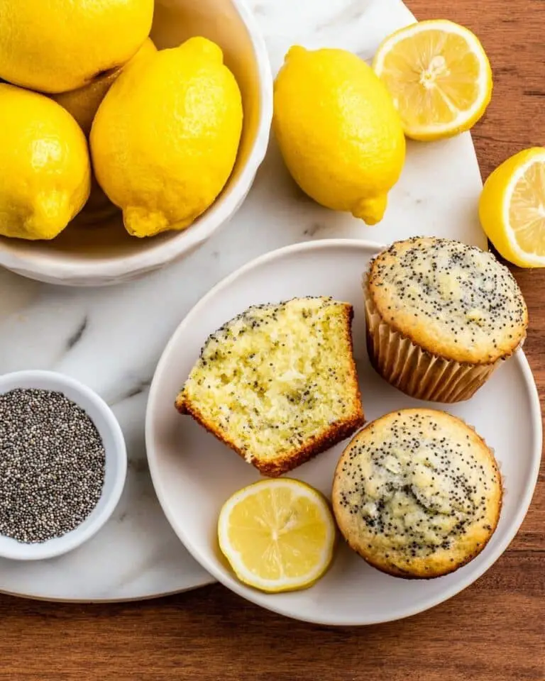 Low Carb Lemon Chia Seed Muffins Recipe