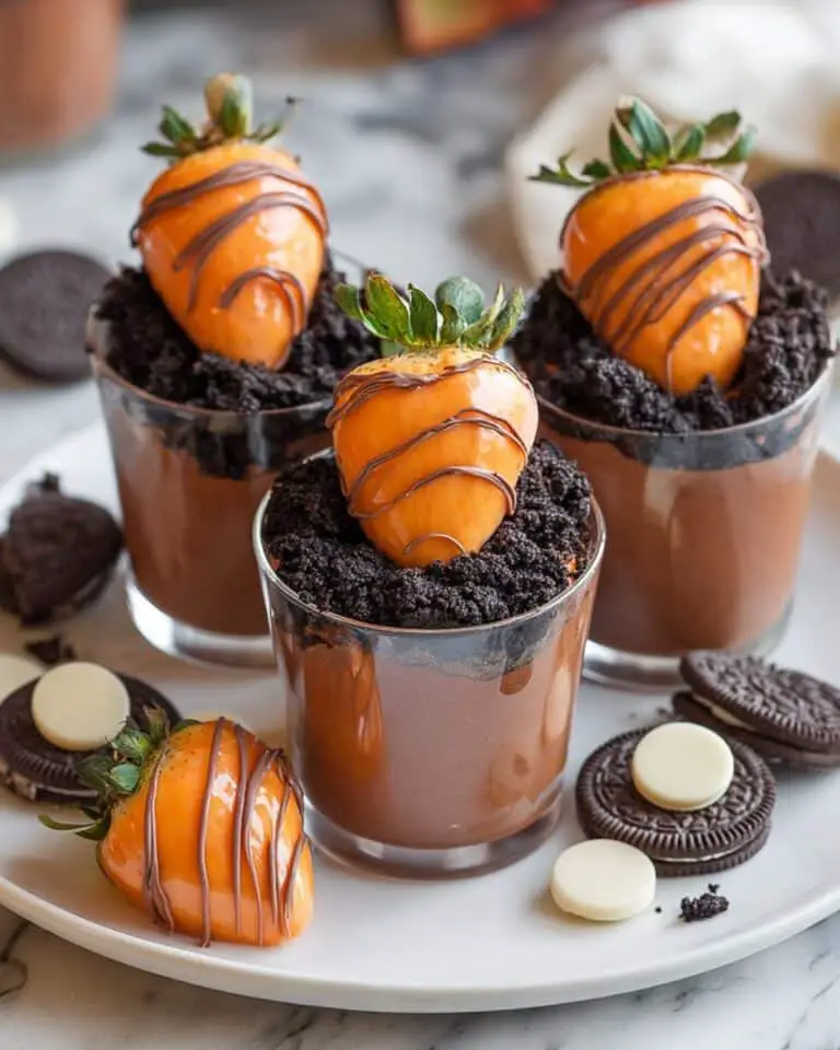 Carrot Patch Dirt Cups Recipe