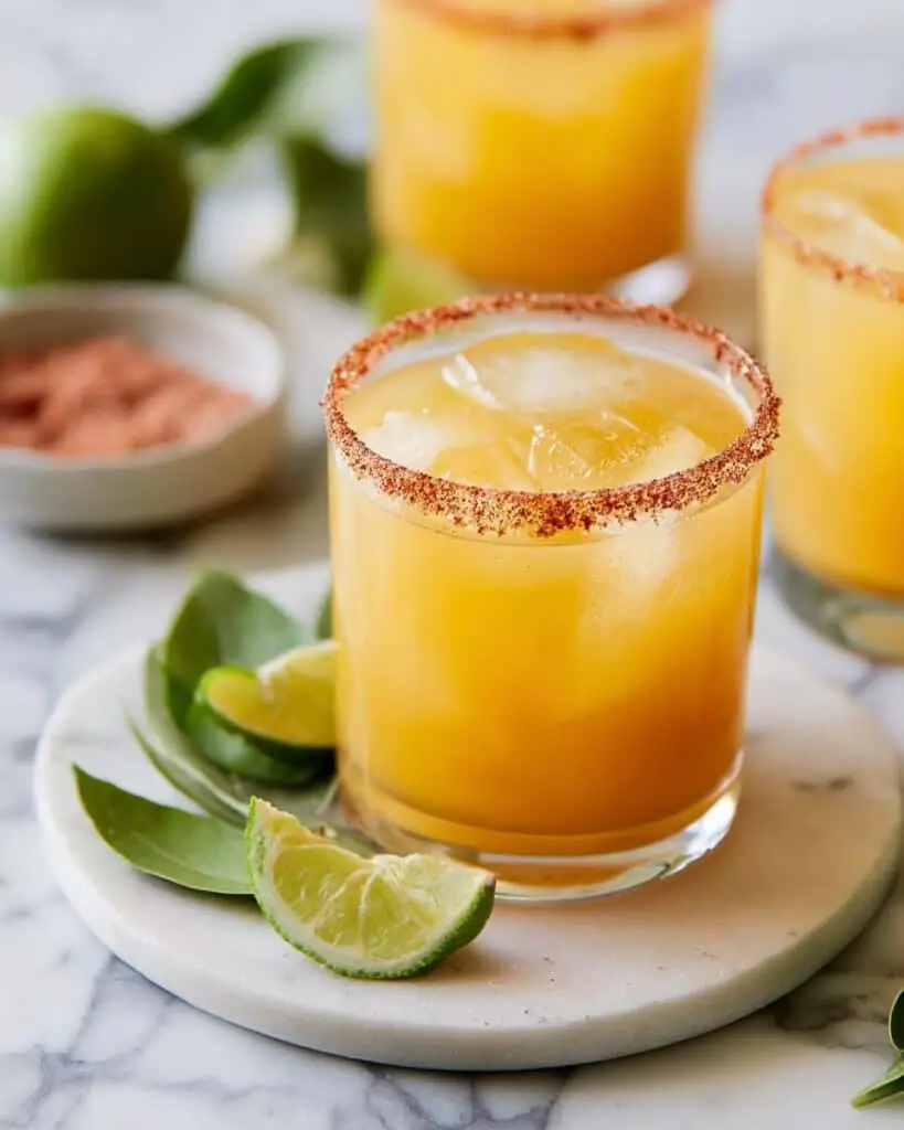 Smoky Mango Mezcal Margaritas Recipe