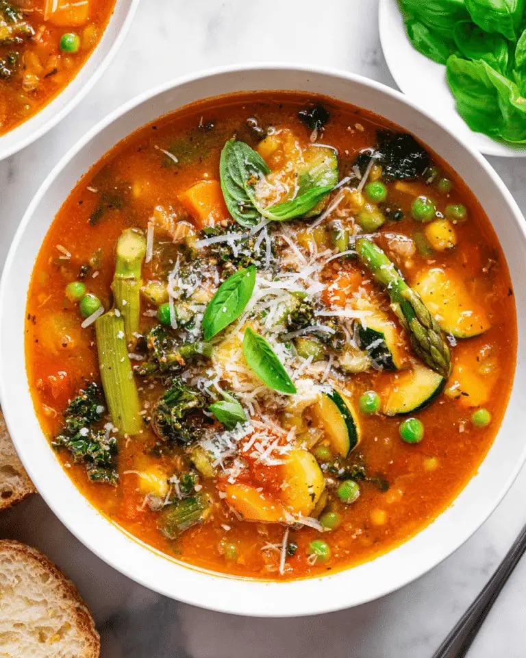 Vegetarian Minestrone Soup Recipe