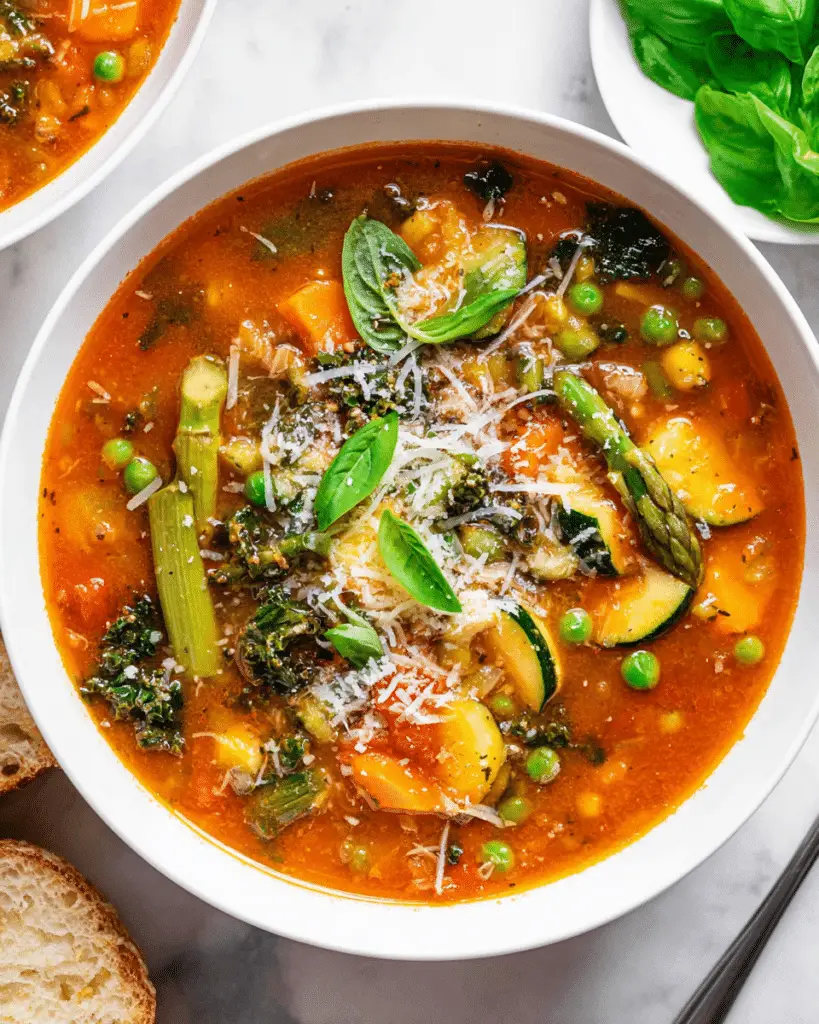 Vegetarian Minestrone Soup Recipe