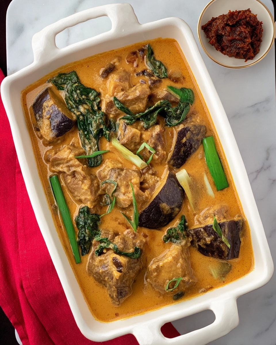 Filipino Beef Oxtail Stew in Savory Peanut Sauce Recipe