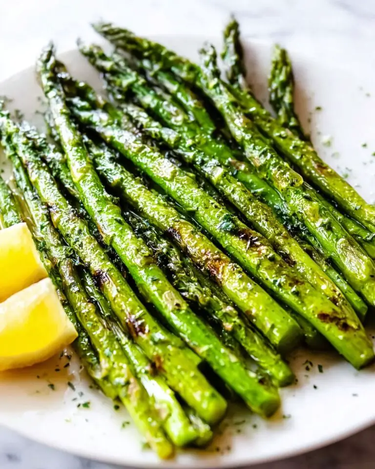 Grilled Asparagus with Lemon and Parmesan Recipe
