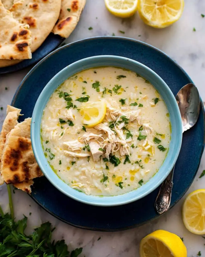 Avgolemono Soup (Greek Lemon Chicken Soup) Recipe