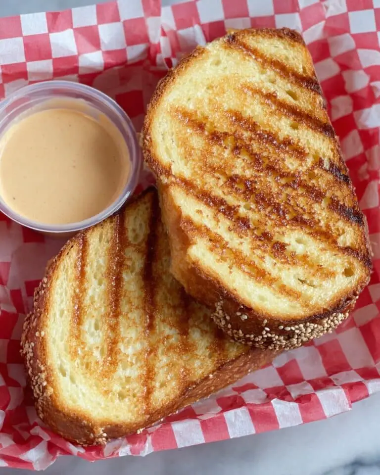 Raising Cane’s Copycat Bread with Garlic Butter and Sauce Recipe