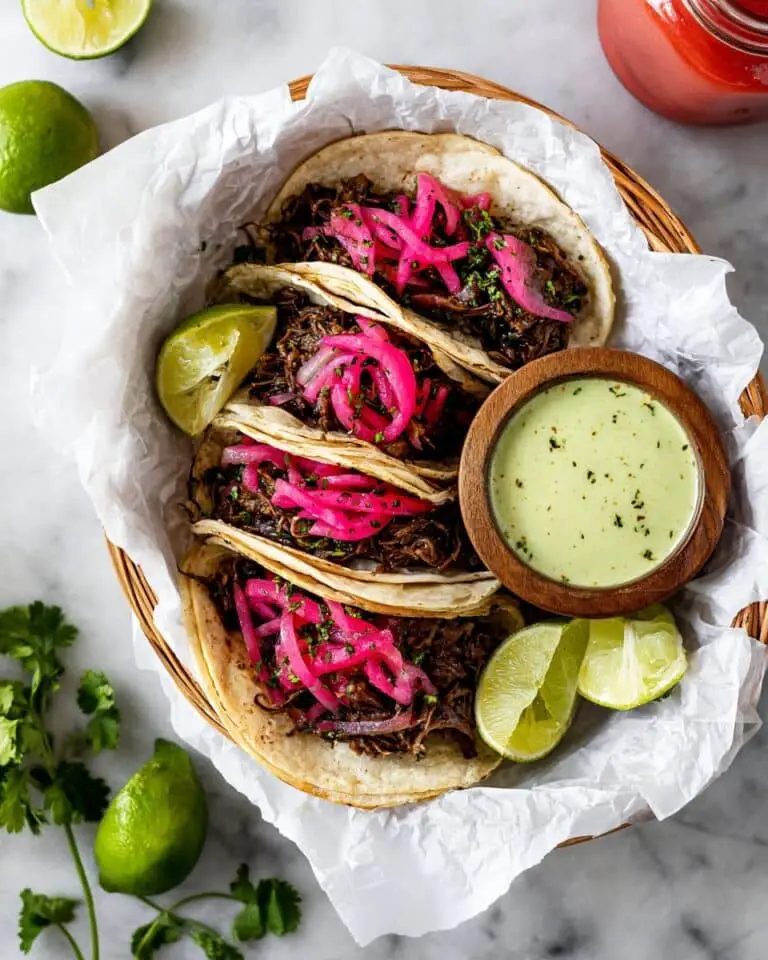 Honey Chipotle Shredded Beef Tacos Recipe