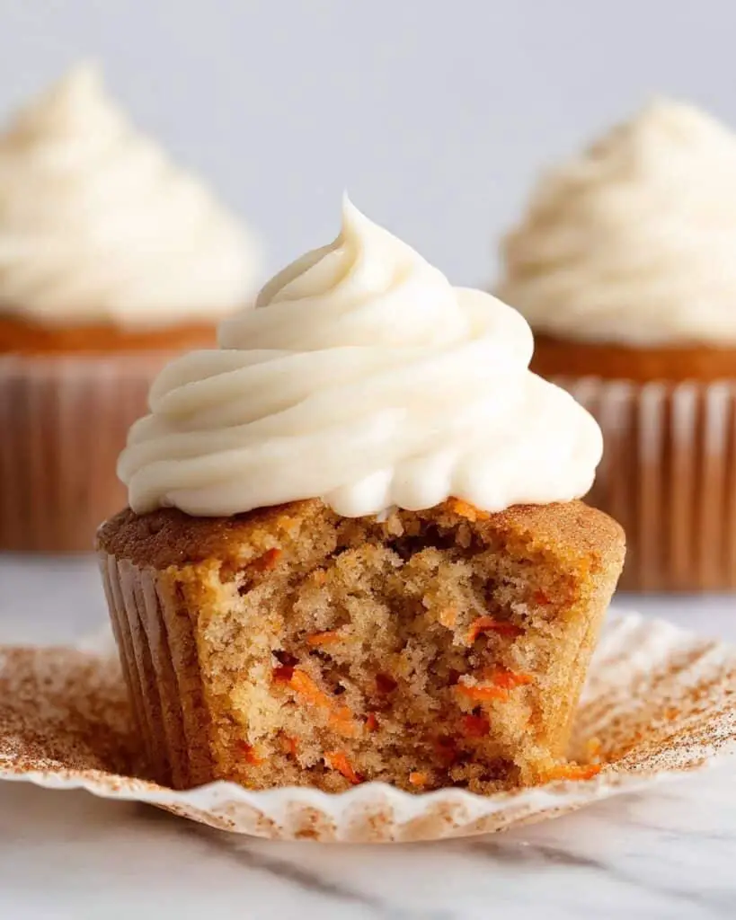 Easter Carrot Cake Cupcakes Recipe