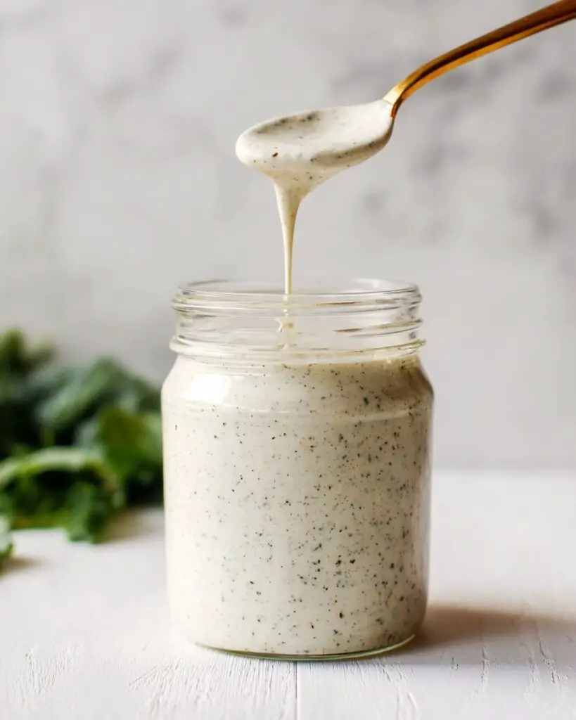 Blender Ranch Dressing with Greek Yogurt Recipe