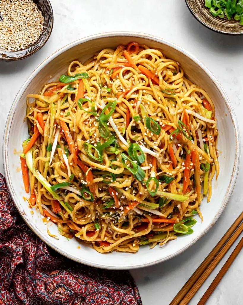 Takeout-Worthy Vegetable Stir Fry Noodles (20 Minutes) Recipe