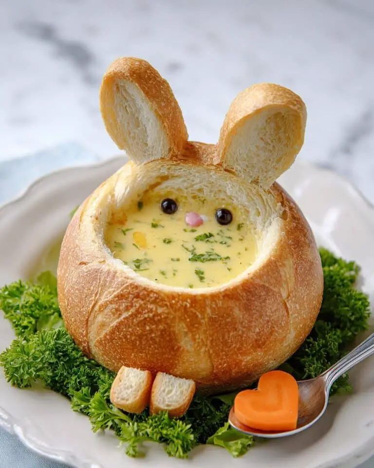 Easter Bunny Bread Bowl Recipe