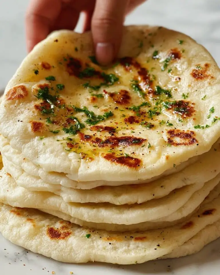 No-Oven Turkish Bread with 3 Ingredients (Bazlama) Recipe