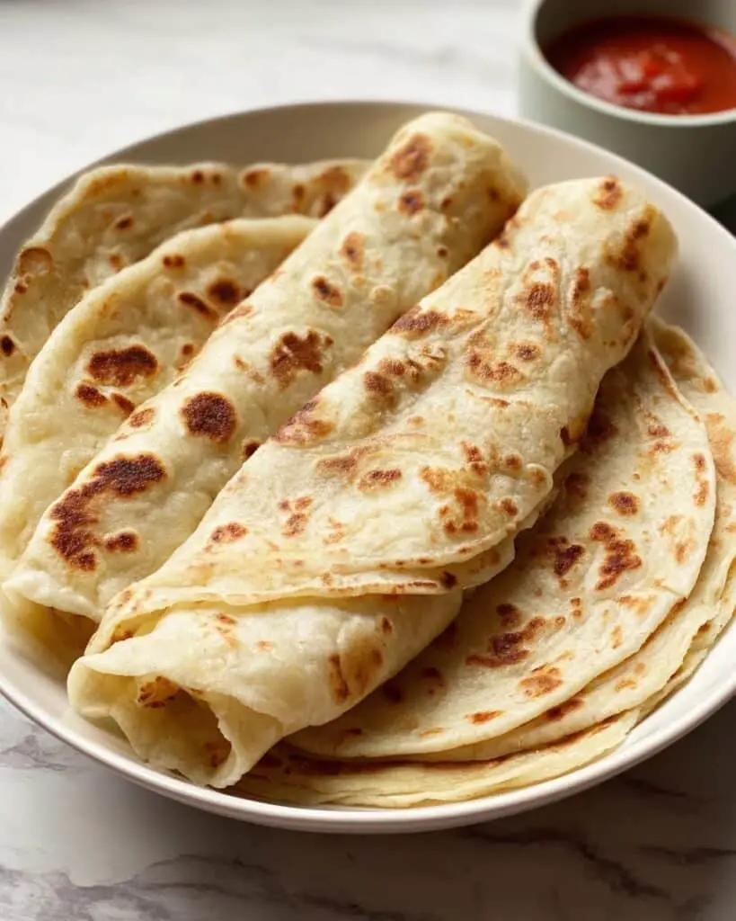 Garlic Flatbread with Liquid Batter (No Knead, No Dough) Recipe