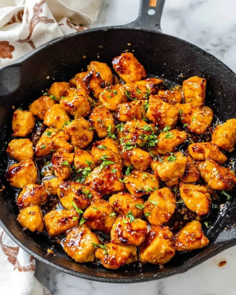 Honey Garlic Chicken Bites Recipe