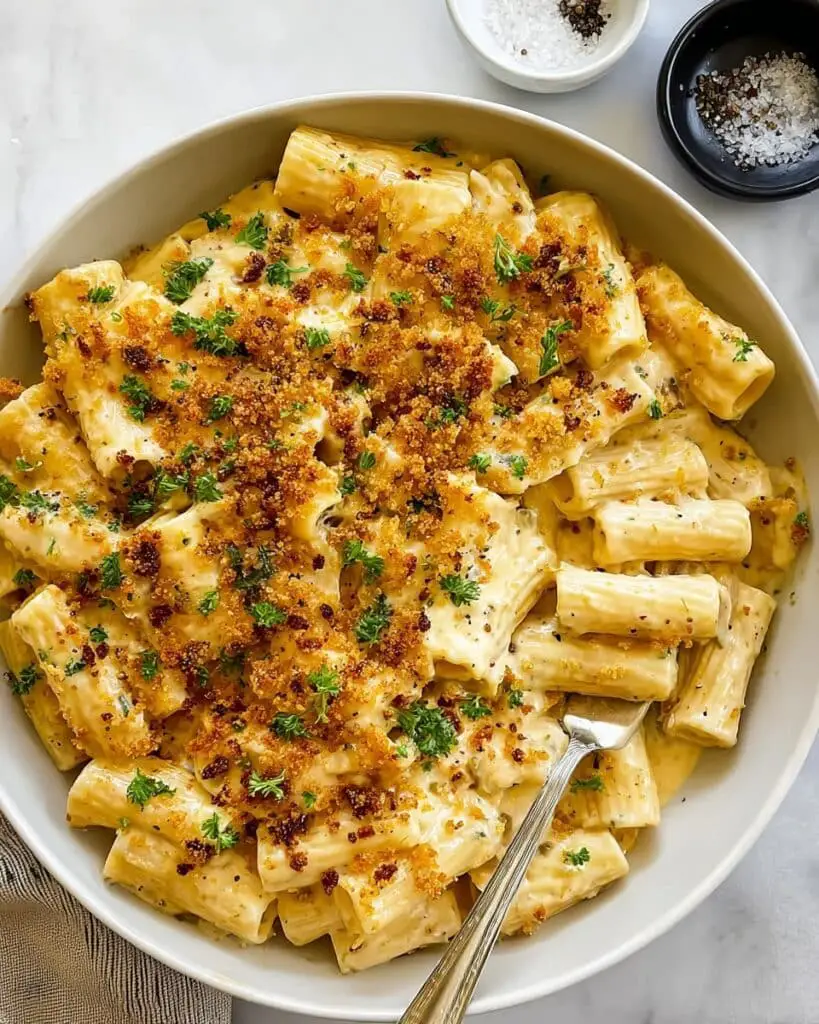 Creamy Cauliflower Rigatoni Pasta Recipe
