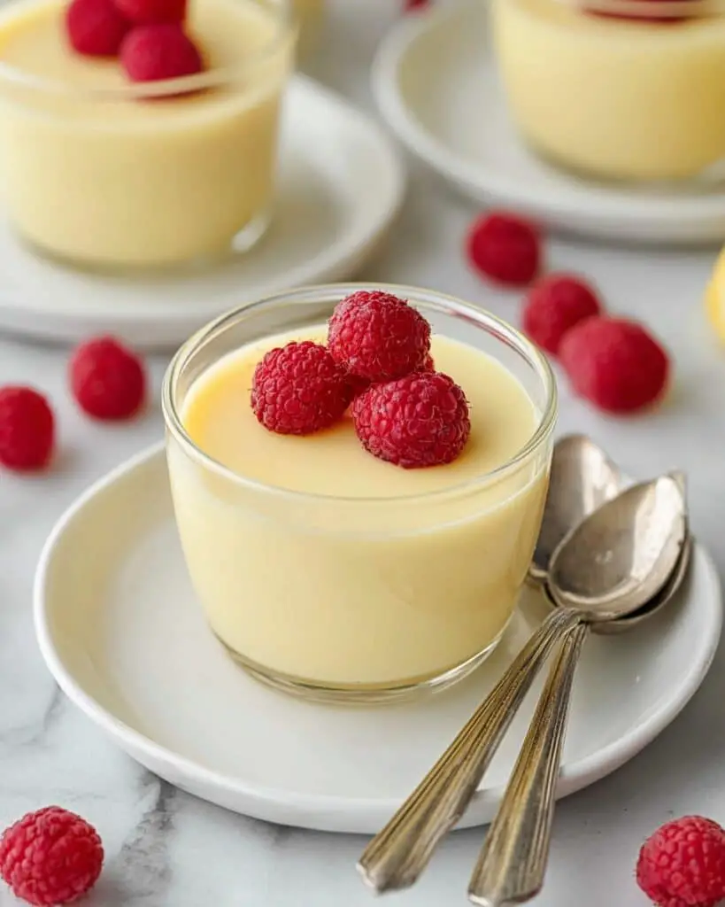 Lemon Posset with Berries Recipe