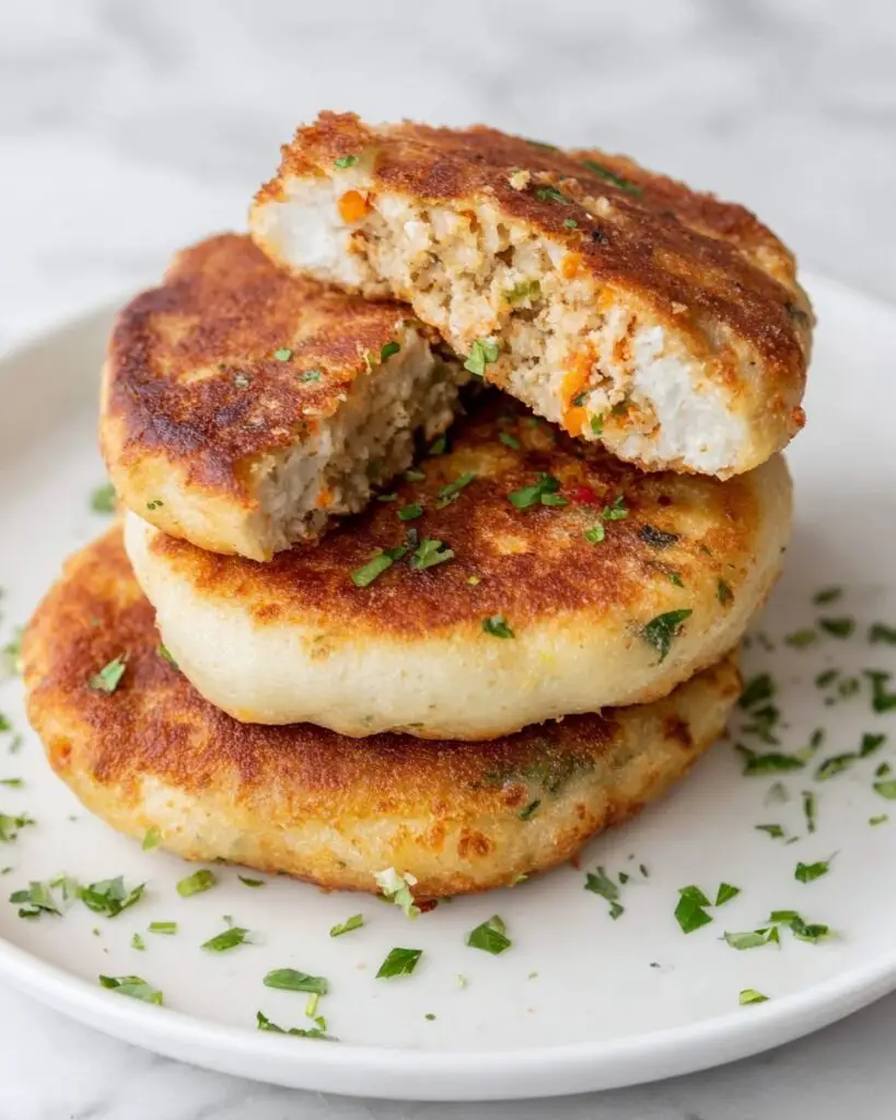 Mashed Potato Pancakes with Meat Filling Recipe