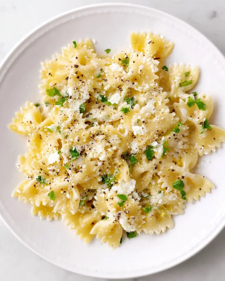 Creamy Lemon Ricotta Pasta (Under 10 Minutes!) Recipe