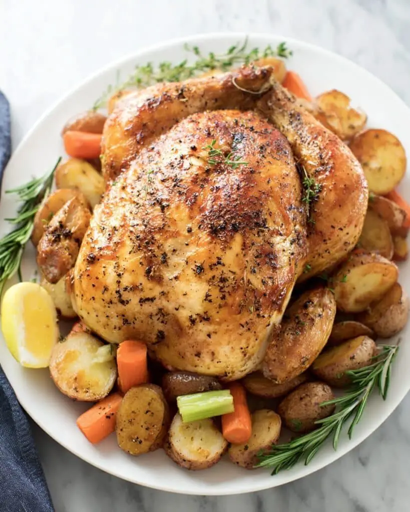 Lemon Rosemary Roast Chicken Recipe