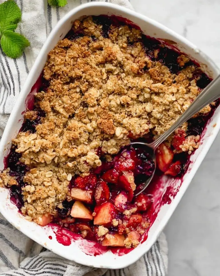 Apple and Blueberry Crumble Recipe