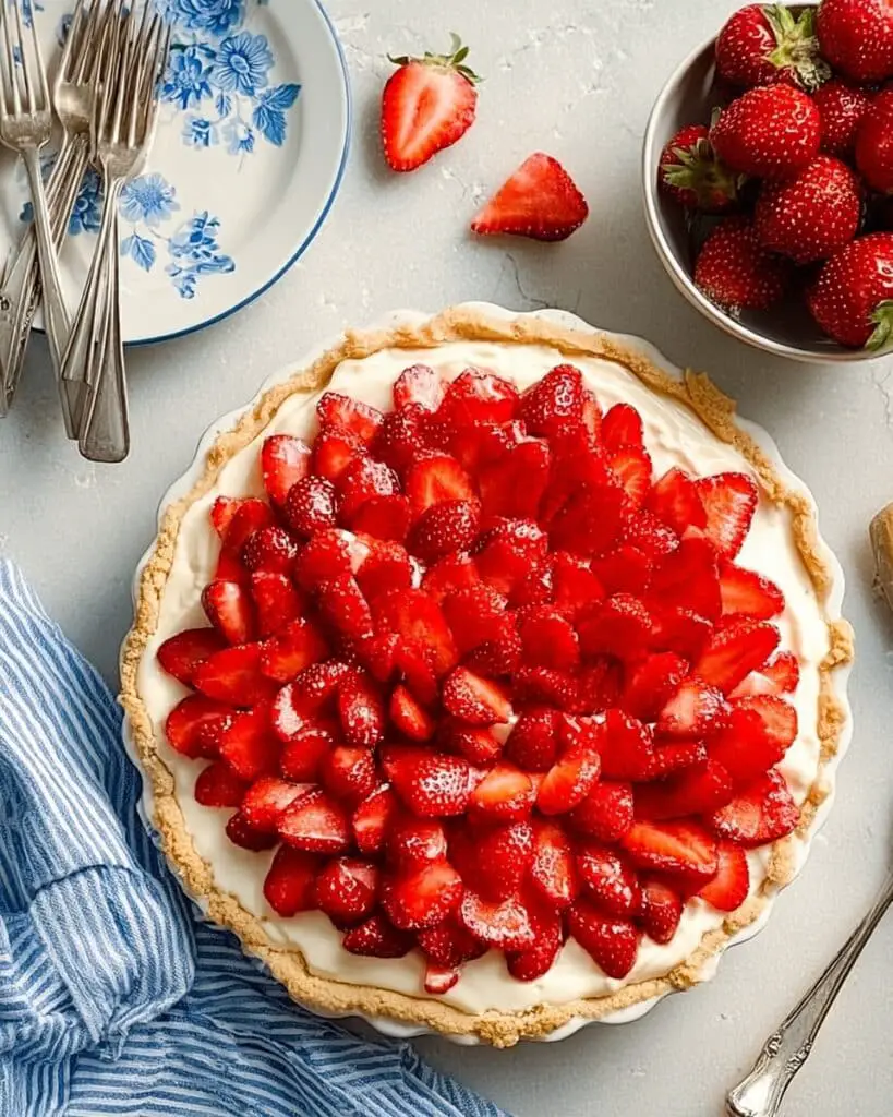 Strawberries and Cream Tart Recipe