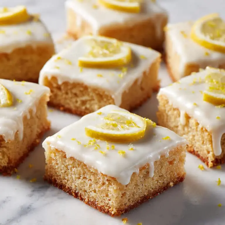 Lemon Brownies with Lemon Glaze Recipe