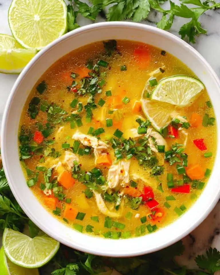 Cilantro Lime Chicken and Rice Soup Recipe