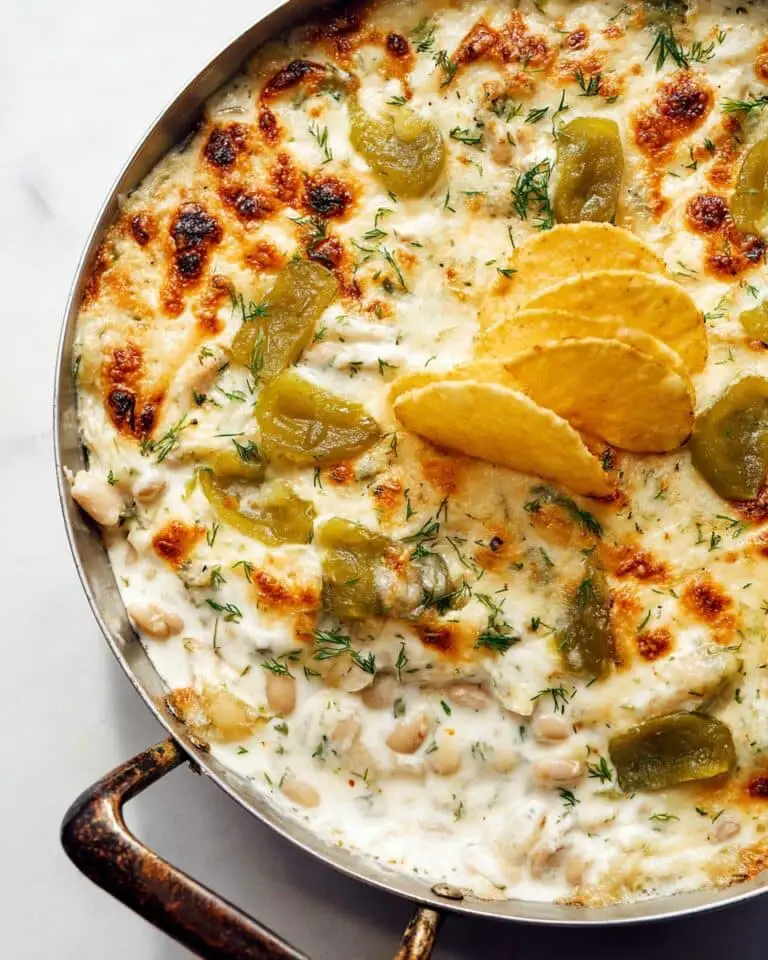 Best Baked Ranch Pickle Dip Recipe