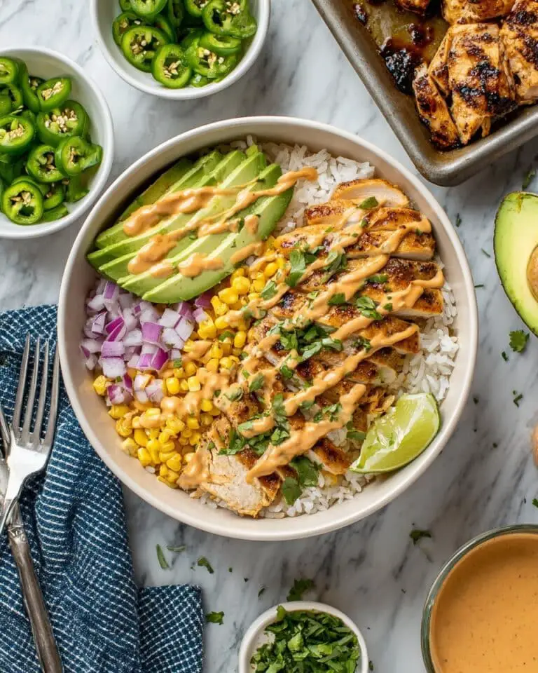 Street Corn Chicken Rice Bowls (Mexican Elote-Style) Recipe