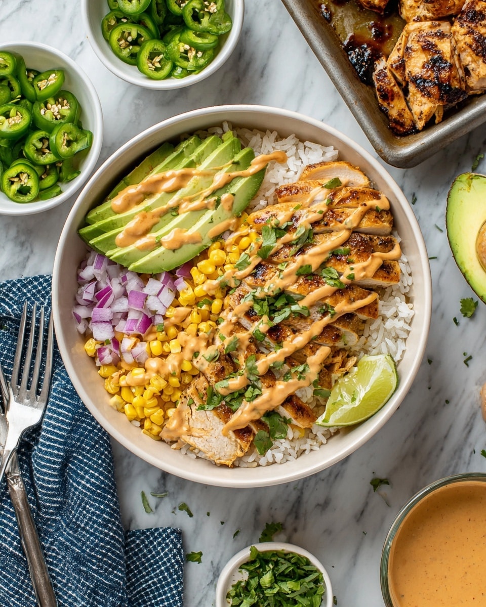 Street Corn Chicken Rice Bowls: Flavorful Mexican Elote-Style Bowls