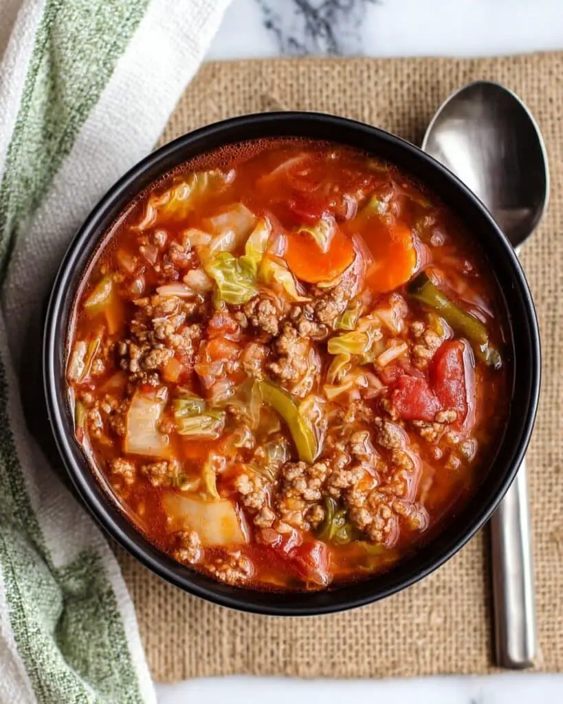 Slow Cooker Cabbage Roll Soup Recipe