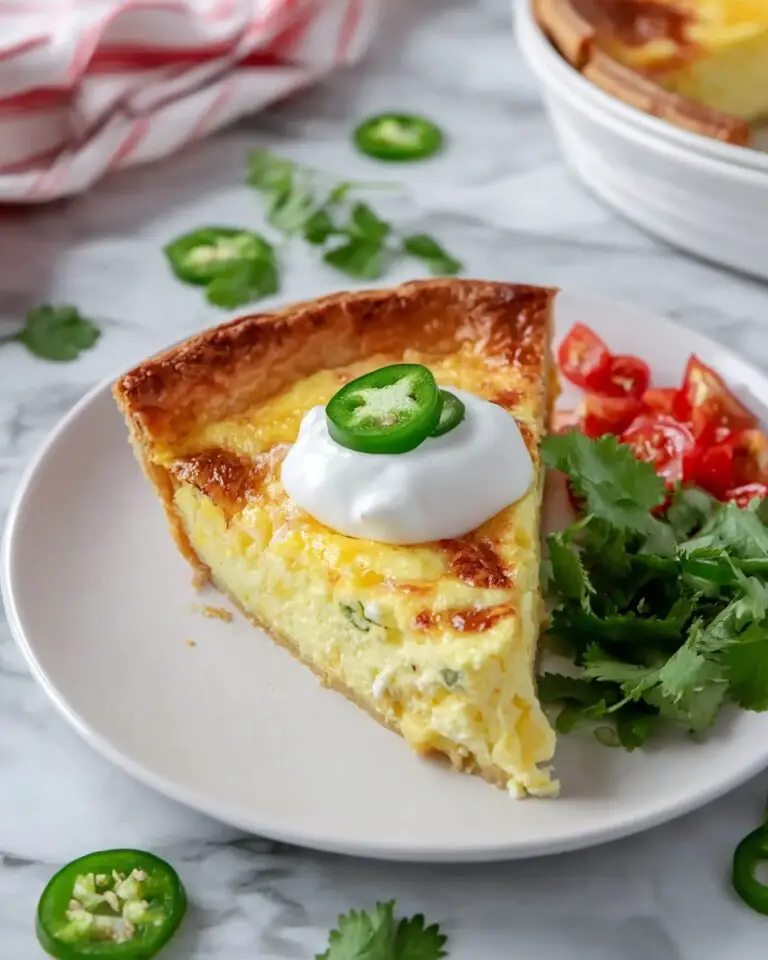 Chile Relleno Quiche Recipe