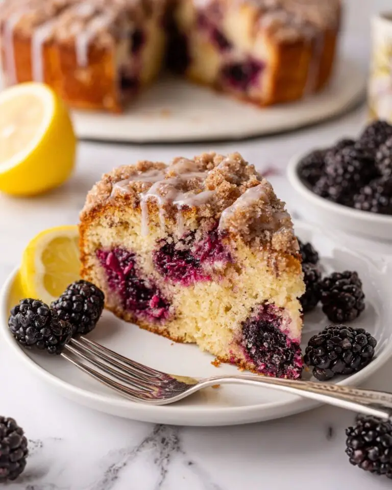 Blackberry & Lemon Coffee Cake Recipe