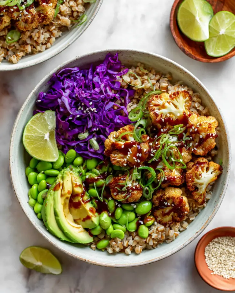Teriyaki Cauliflower Power Bowls Recipe