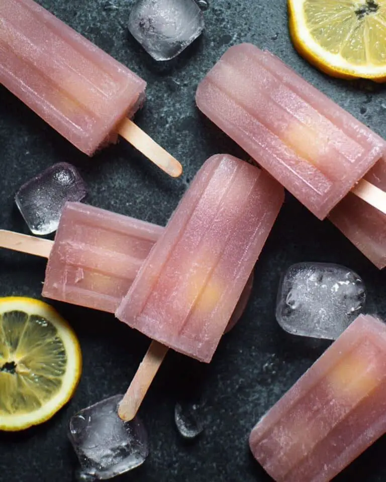 Lavender Lemonade Popsicles Recipe
