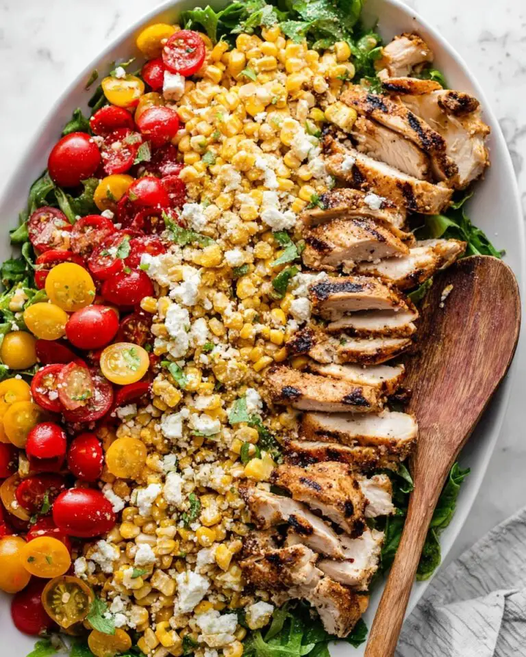 Grilled Mexican Corn Chicken Salad Recipe