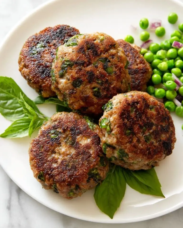 Ground Chicken and Bratwurst Meatballs with Fresh Herbs Recipe
