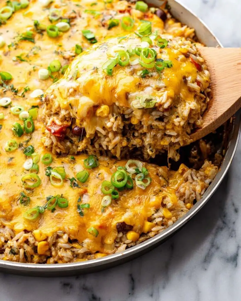 Green Chile Chicken and Rice Casserole Recipe