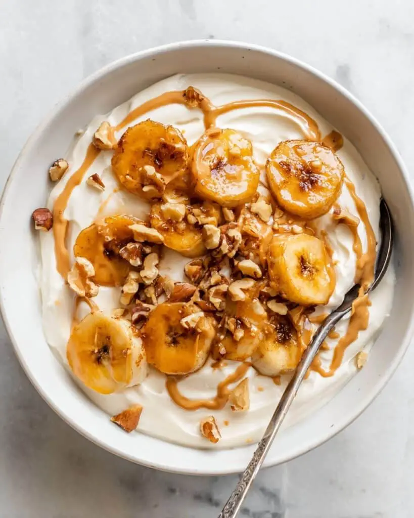 Caramelized Banana Yogurt Bowl Recipe
