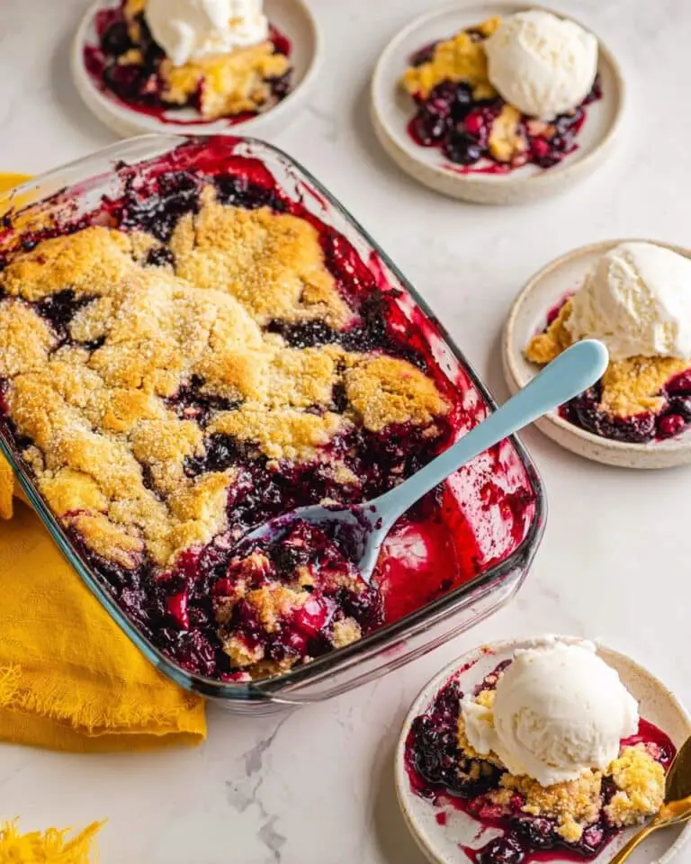 Blueberry Lemon Dump Cake Recipe